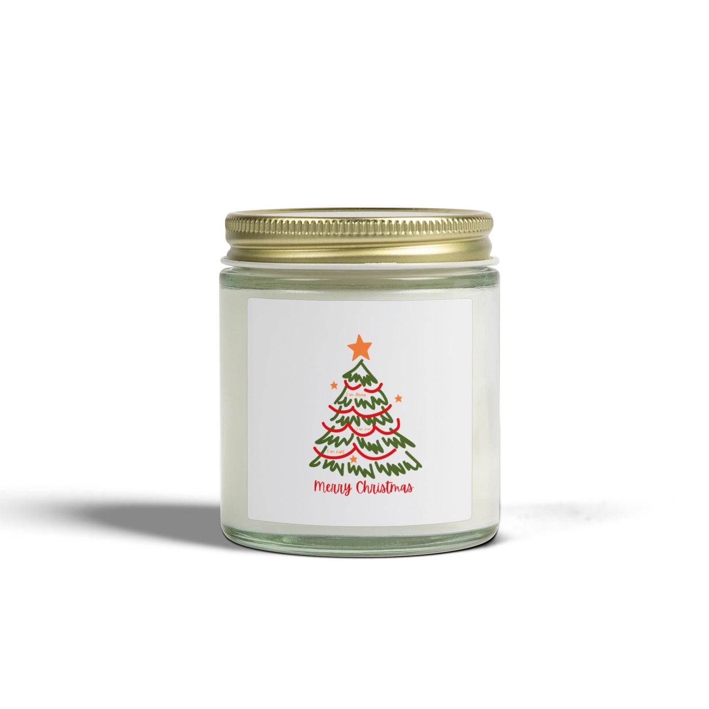 Christmas Tree Scented Candle Coconut Apricot Wax (4oz & 9oz)