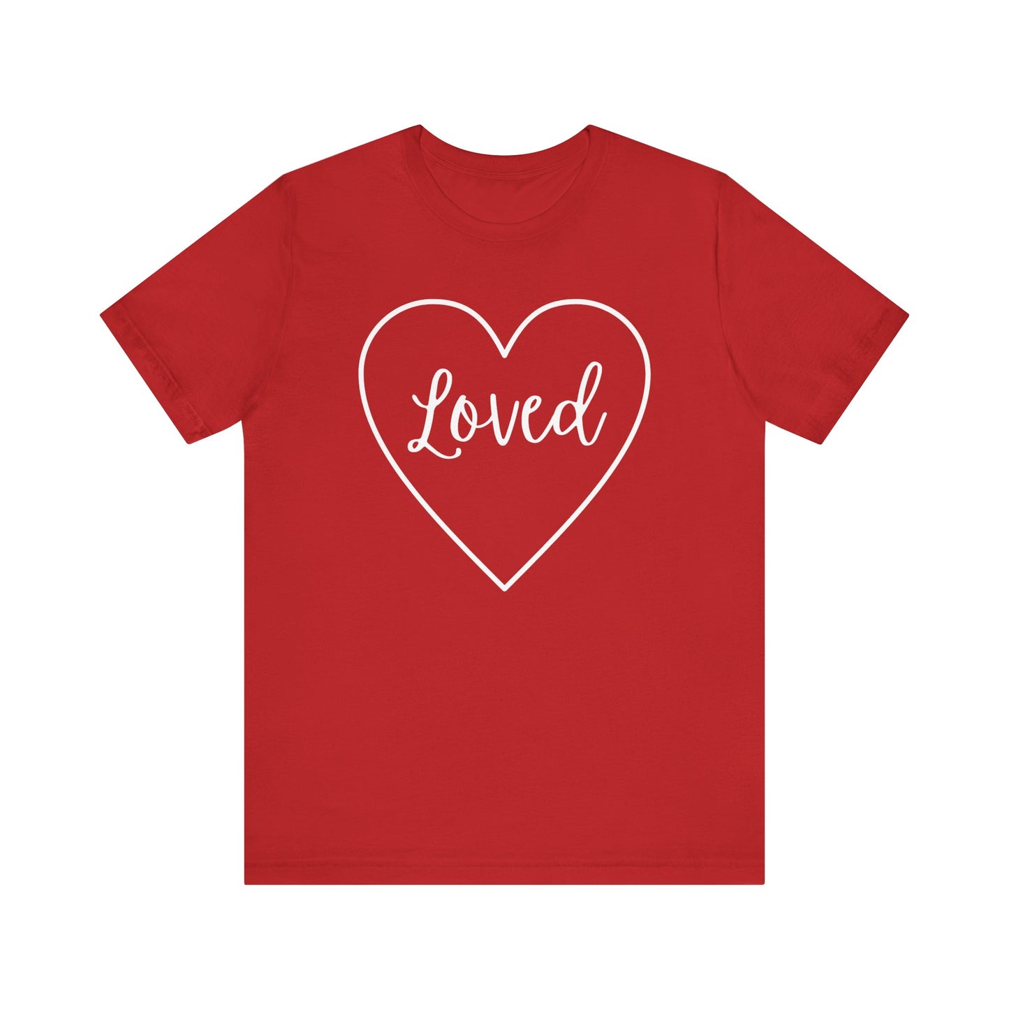 Loved Heart Unisex Jersey Tee