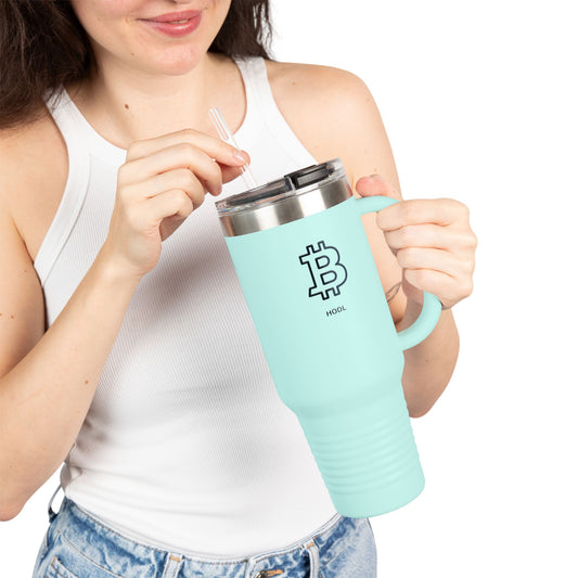 Black HODL Insulated Travel Mug, 40oz