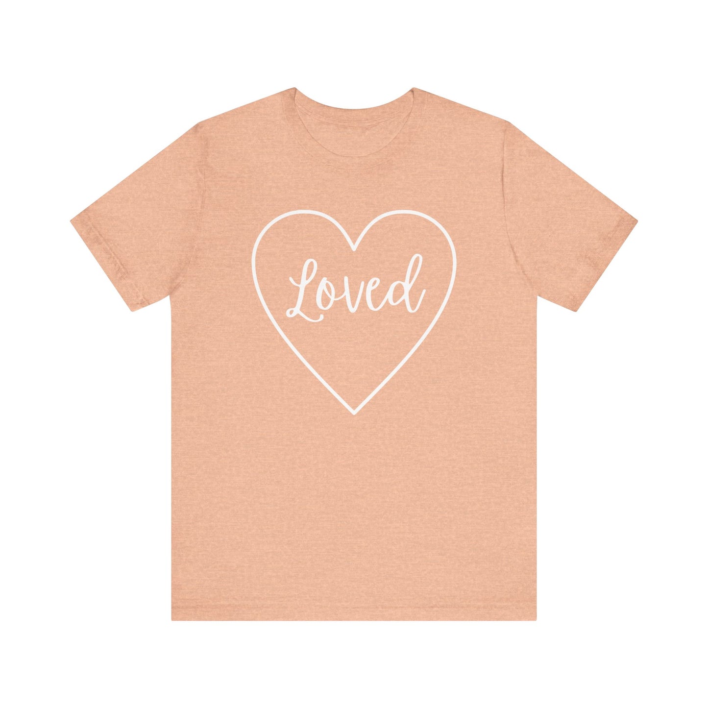 Loved Heart Unisex Jersey Tee
