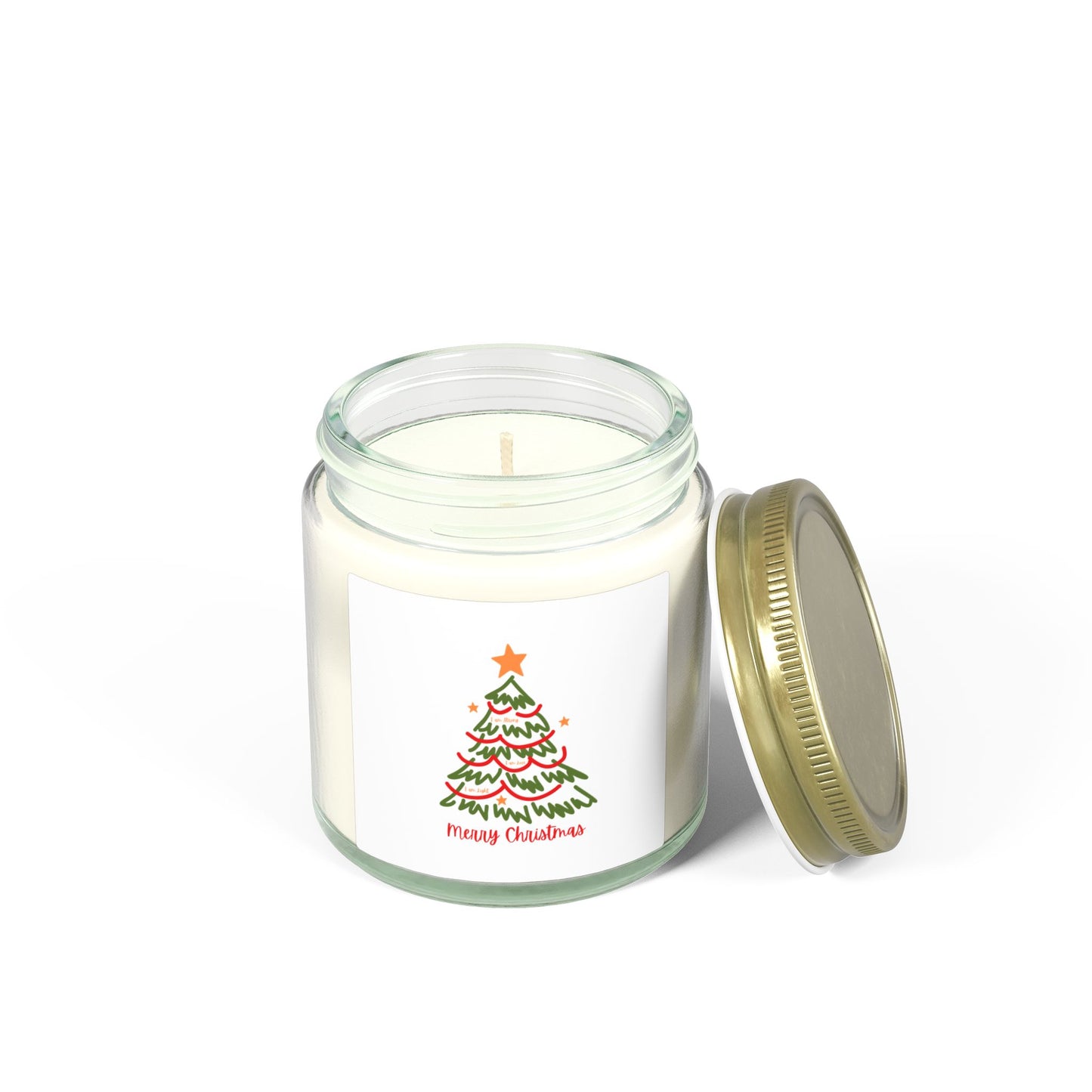 Christmas Tree Scented Candle Coconut Apricot Wax (4oz & 9oz)