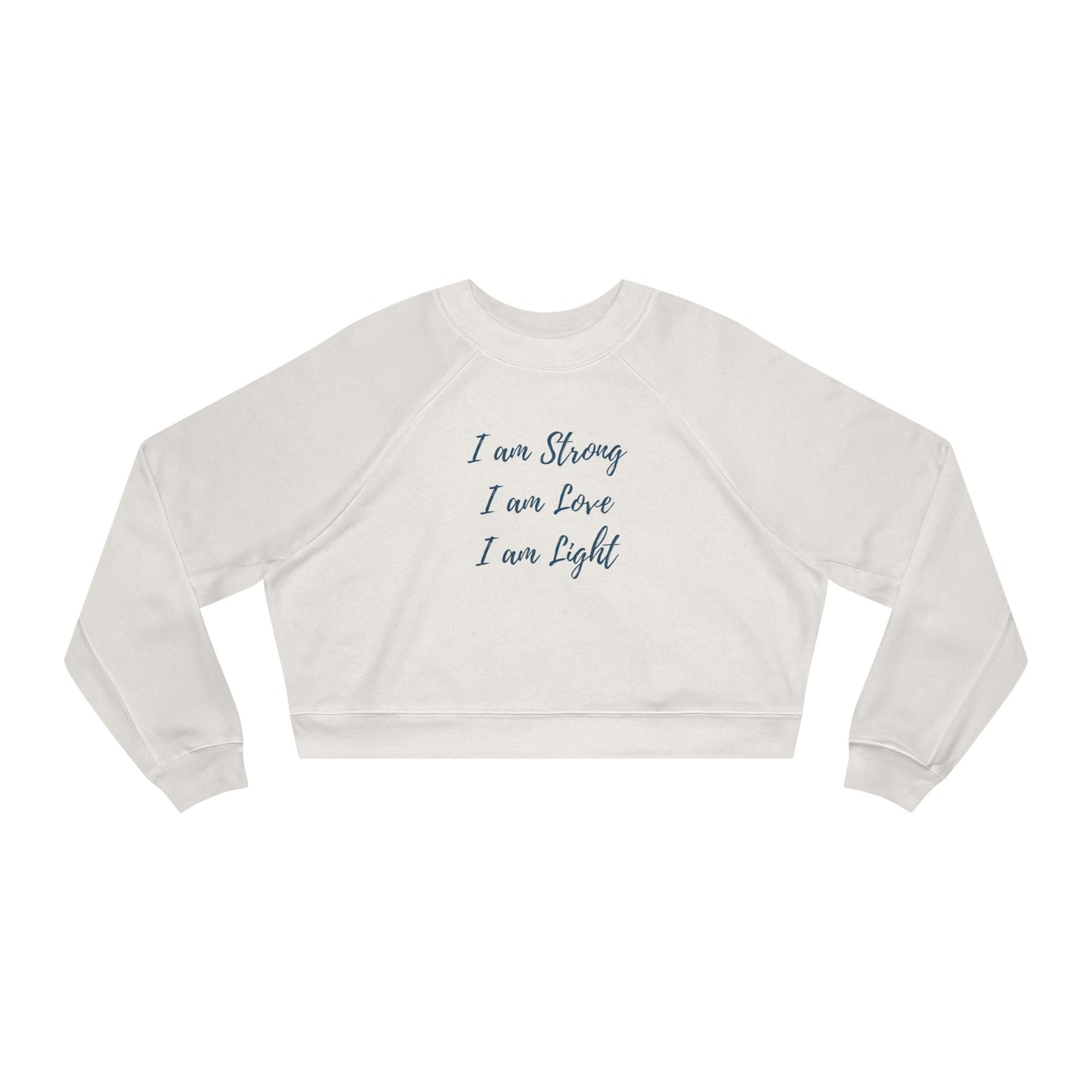 I am Light Women's Cropped Fleece Pullover