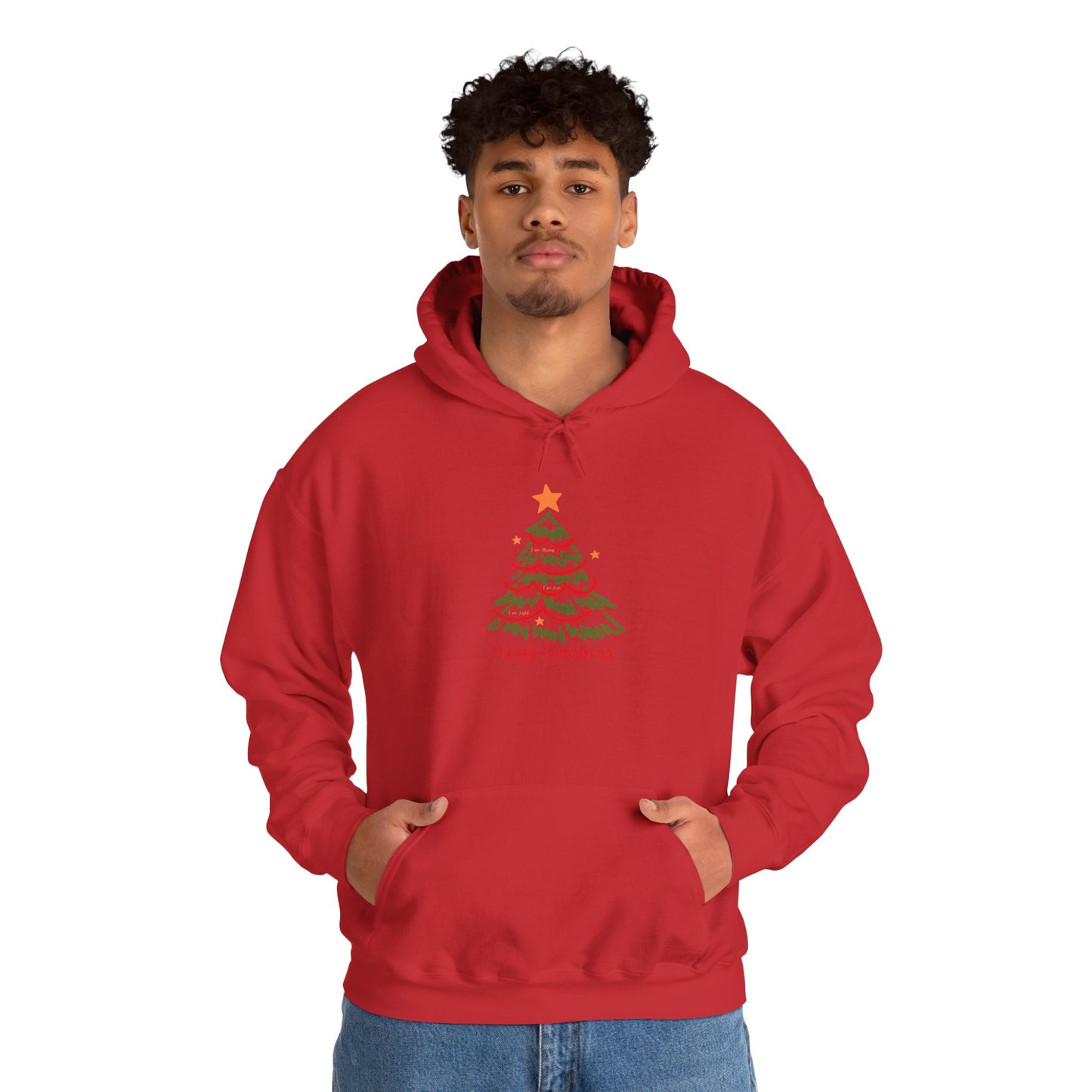 Christmas Tree Sketch Hoodie