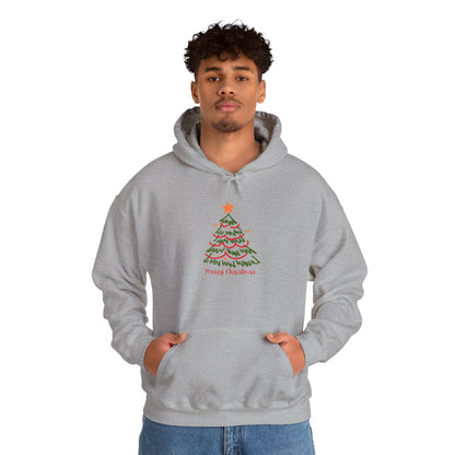 Christmas Tree Sketch Hoodie