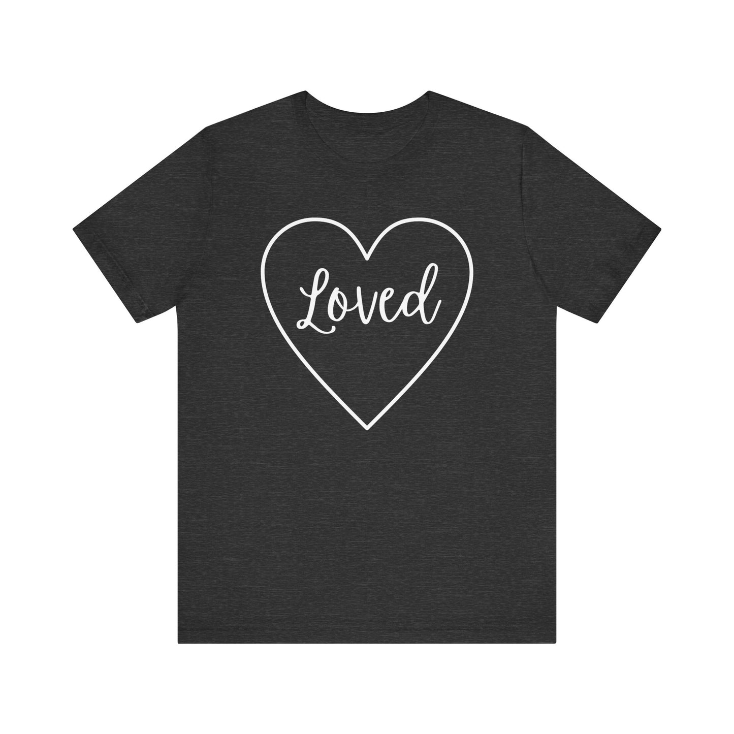 Loved Heart Unisex Jersey Tee