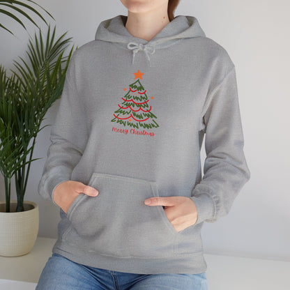 Christmas Tree Sketch Hoodie