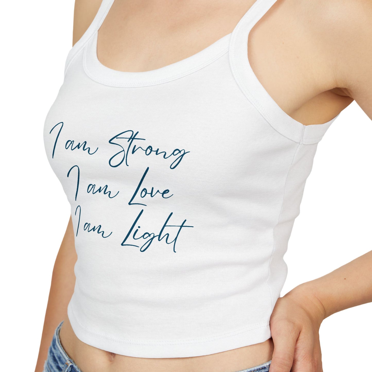 I am Light Women's Spaghetti Strap Tank Top