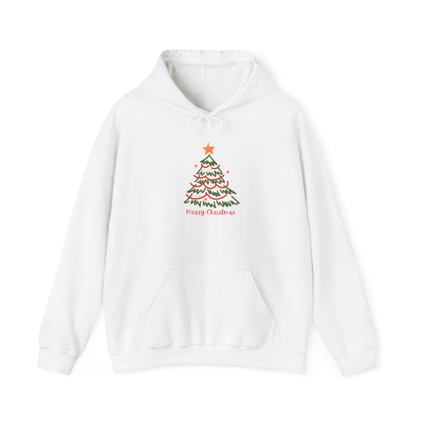 Christmas Tree Sketch Hoodie