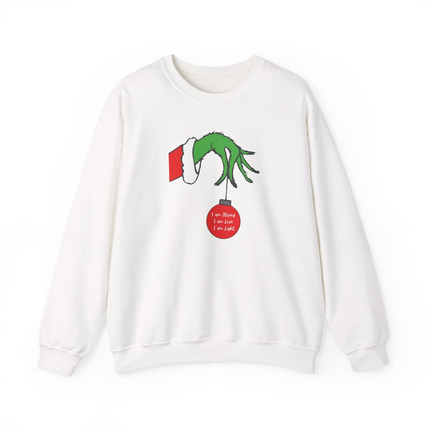 Grinch Hand Ornament Sweatshirt