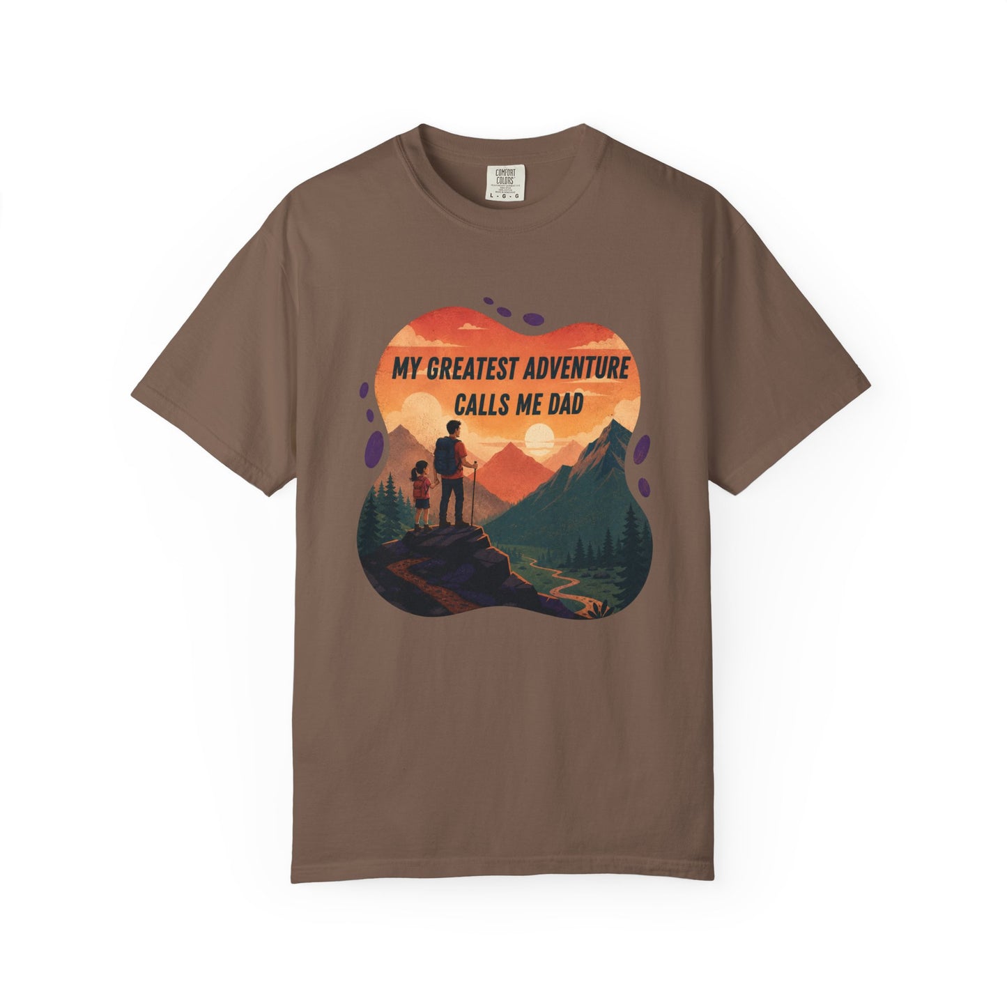 My Greatest Adventure Calls Me Dad T-shirt | Hiking Dad Mountain Design