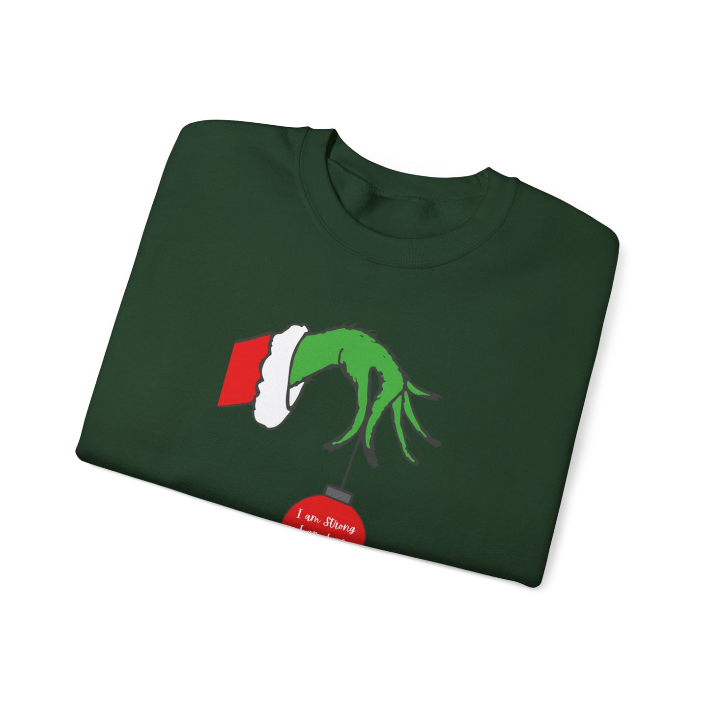 Grinch Hand Ornament Sweatshirt