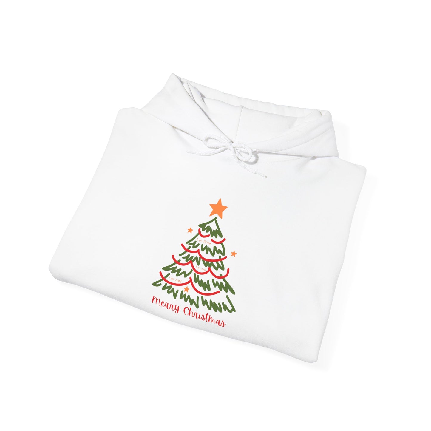 Christmas Tree Sketch Hoodie