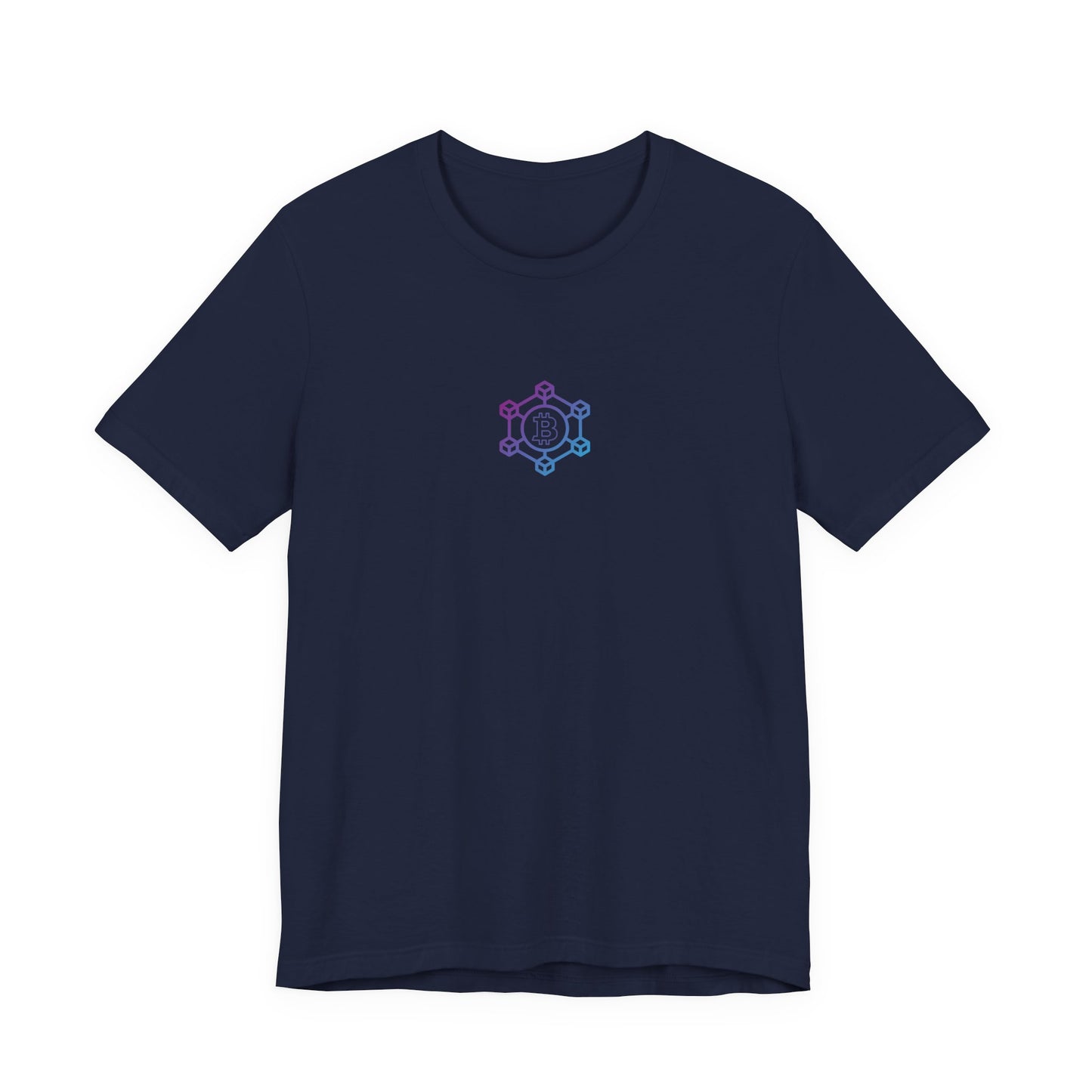 Bitcoin Blockchain Unisex Jersey Short Sleeve Tee