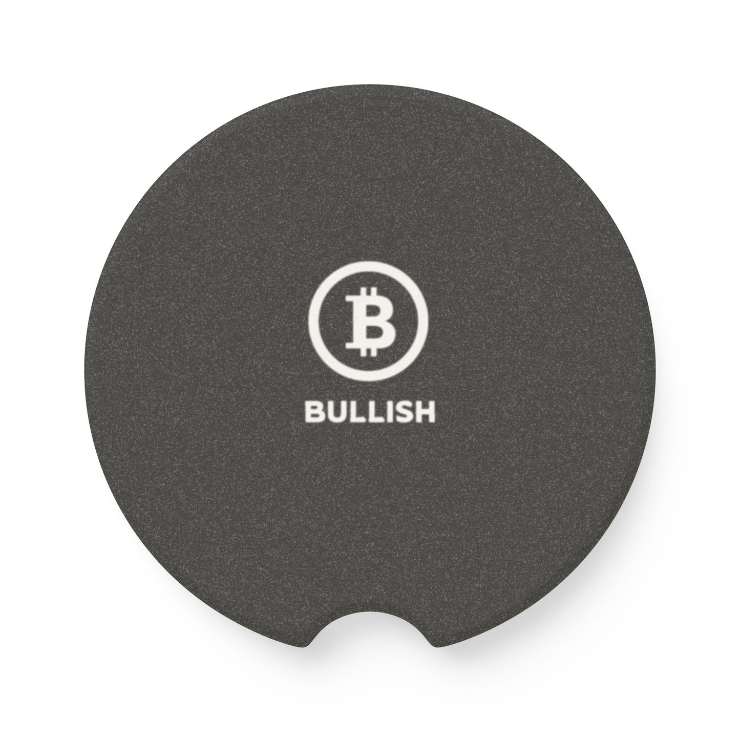 Bitcoin Bullish Soapstone Car Coaster