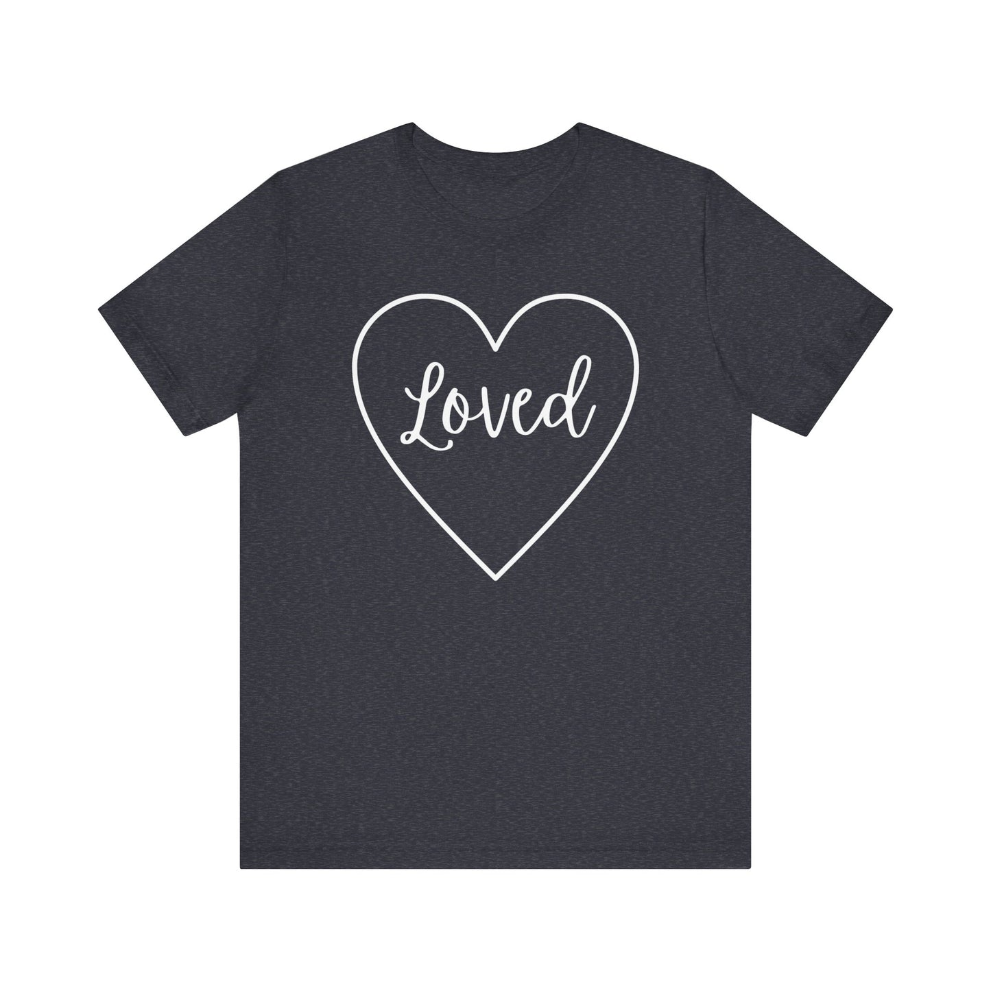 Loved Heart Unisex Jersey Tee