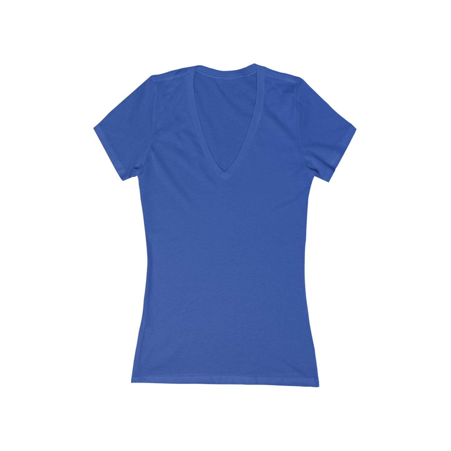 Loved Heart Deep V-Neck Tee for Women