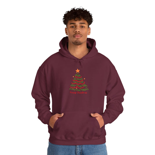 Christmas Tree Sketch Hoodie