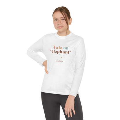 "I Ate an 'Elephant'" Teen Long Sleeve Tee