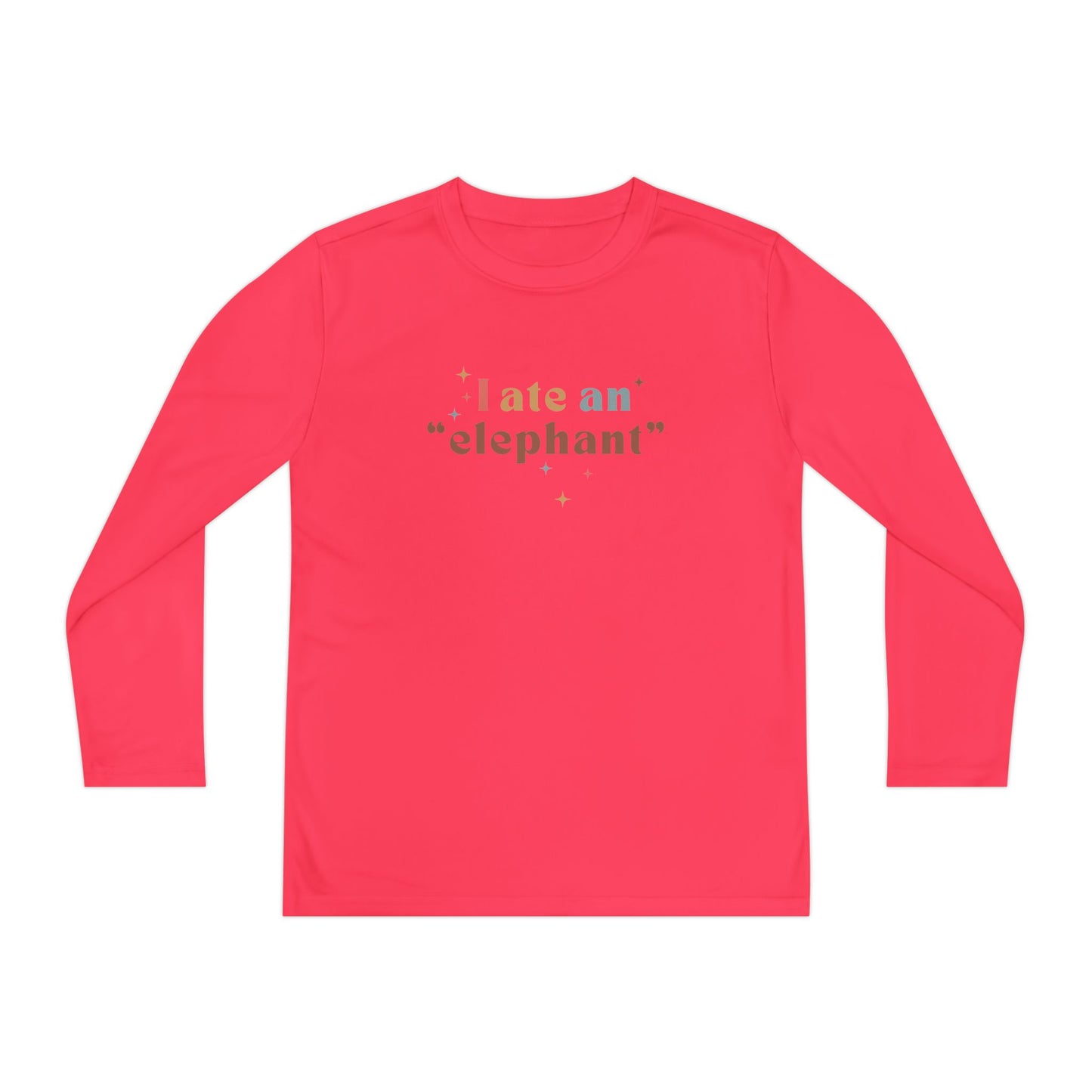 "I Ate an 'Elephant'" Teen Long Sleeve Tee