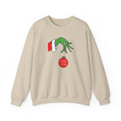 Grinch Hand Ornament Sweatshirt