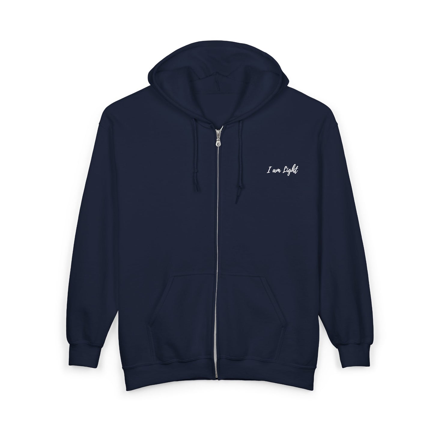 I am Light Unisex Heavy Blend™ Full Zip Hooded Sweatshirt