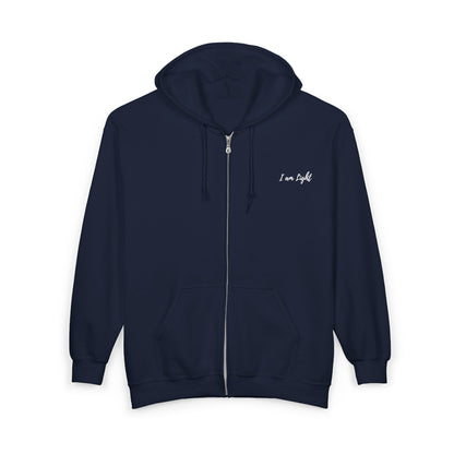 I am Light Unisex Heavy Blend™ Full Zip Hooded Sweatshirt