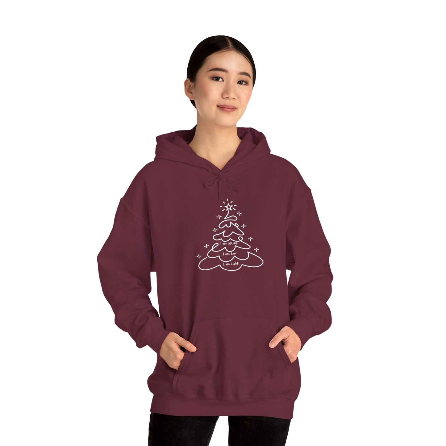 Christmas Doodle Tree Hoodie