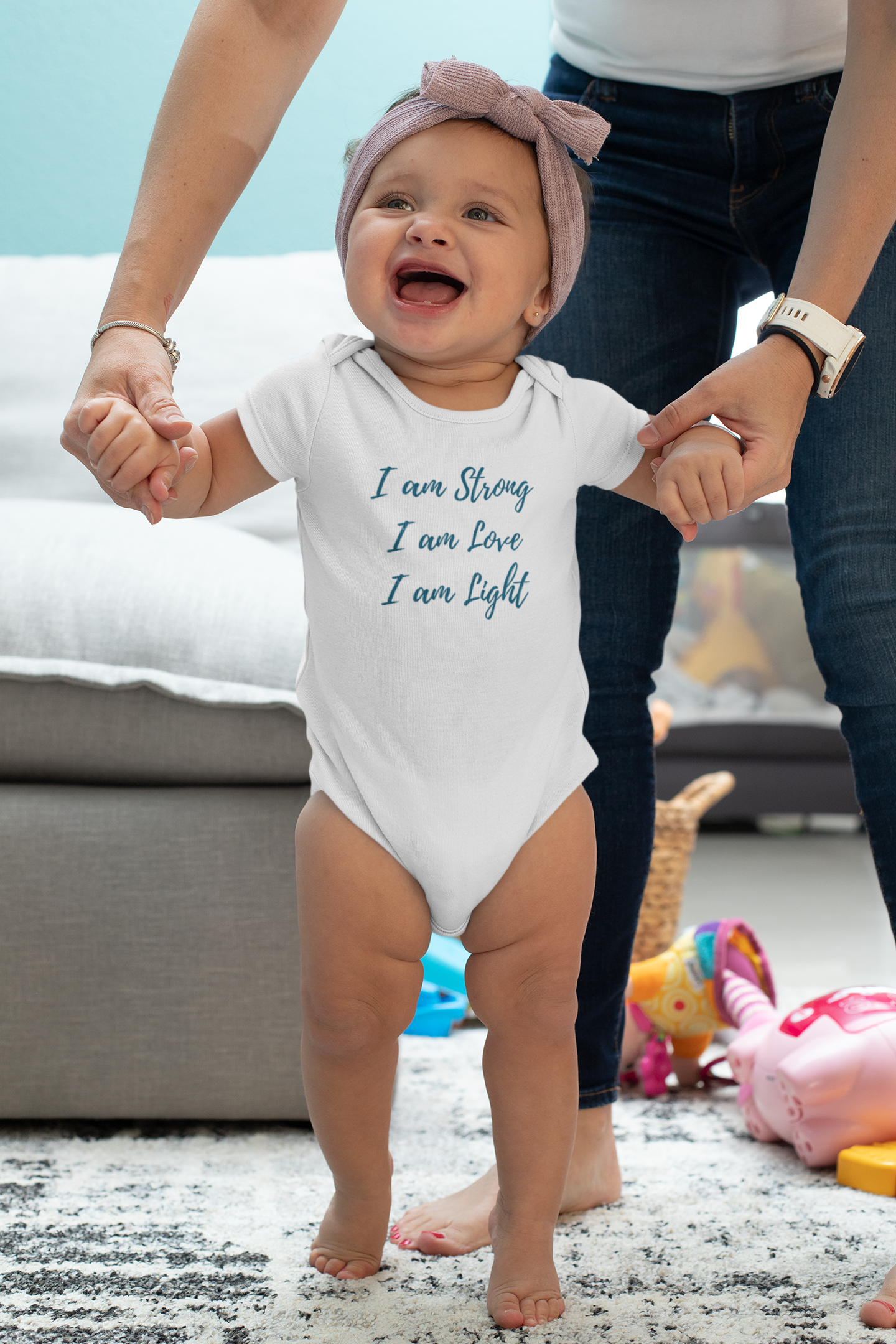 I am Light Infant Fine Jersey Bodysuit