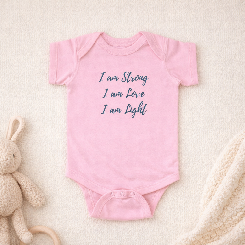 I am Light Infant Fine Jersey Bodysuit