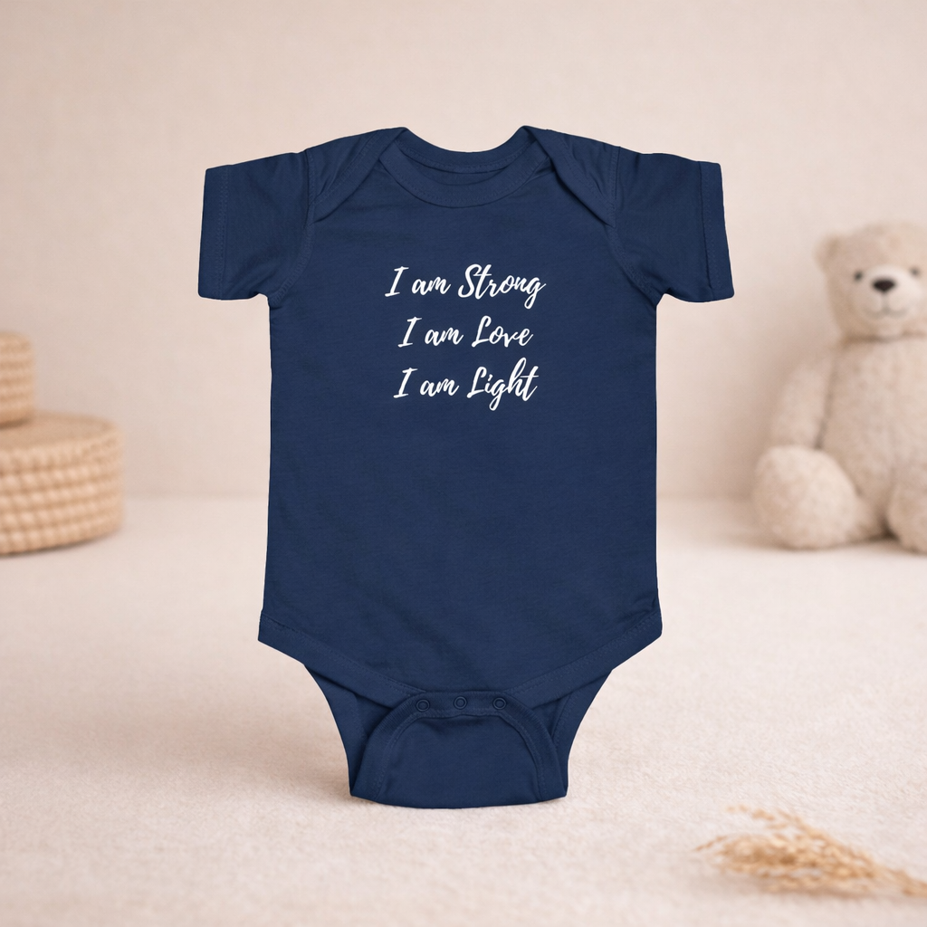 I am Light Infant Fine Jersey Bodysuit