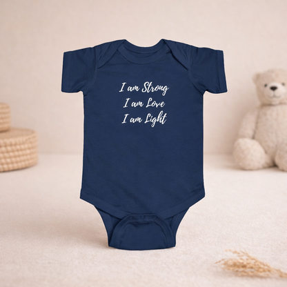 I am Light Infant Fine Jersey Bodysuit