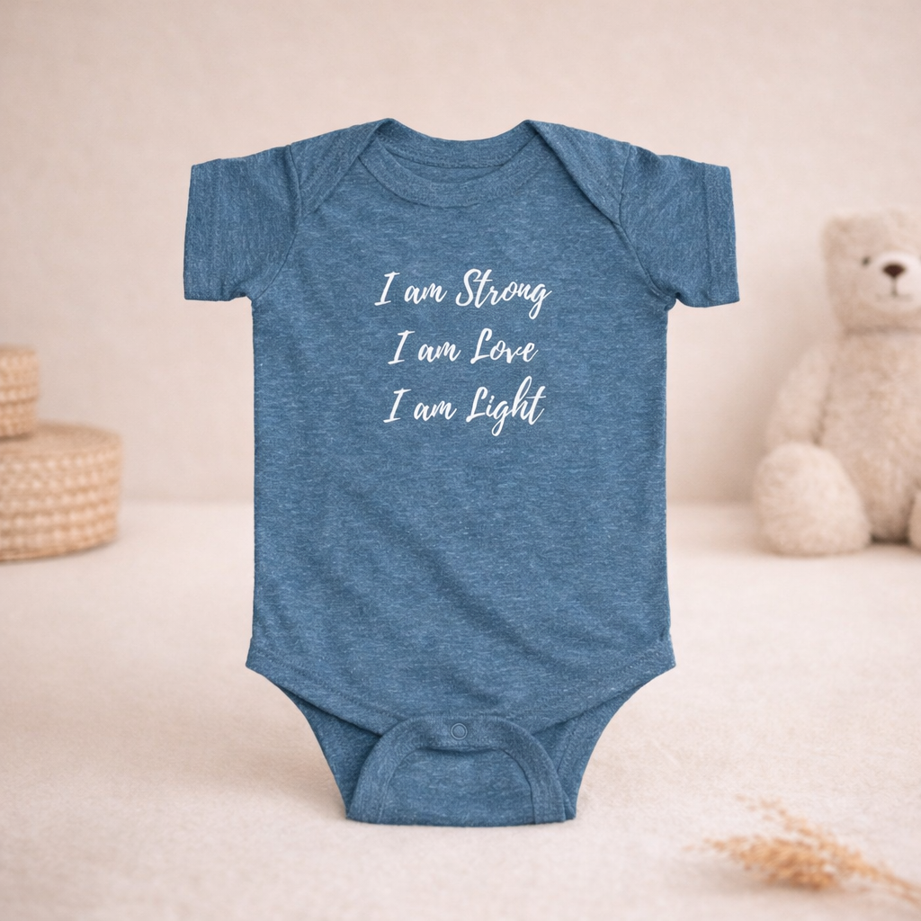I am Light Infant Fine Jersey Bodysuit