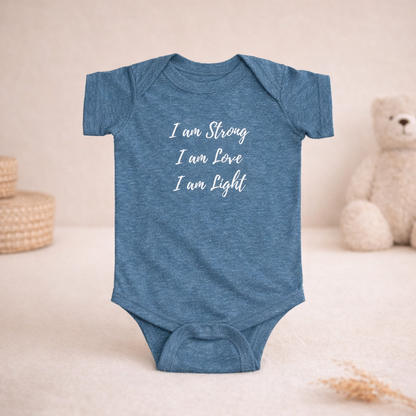 I am Light Infant Fine Jersey Bodysuit