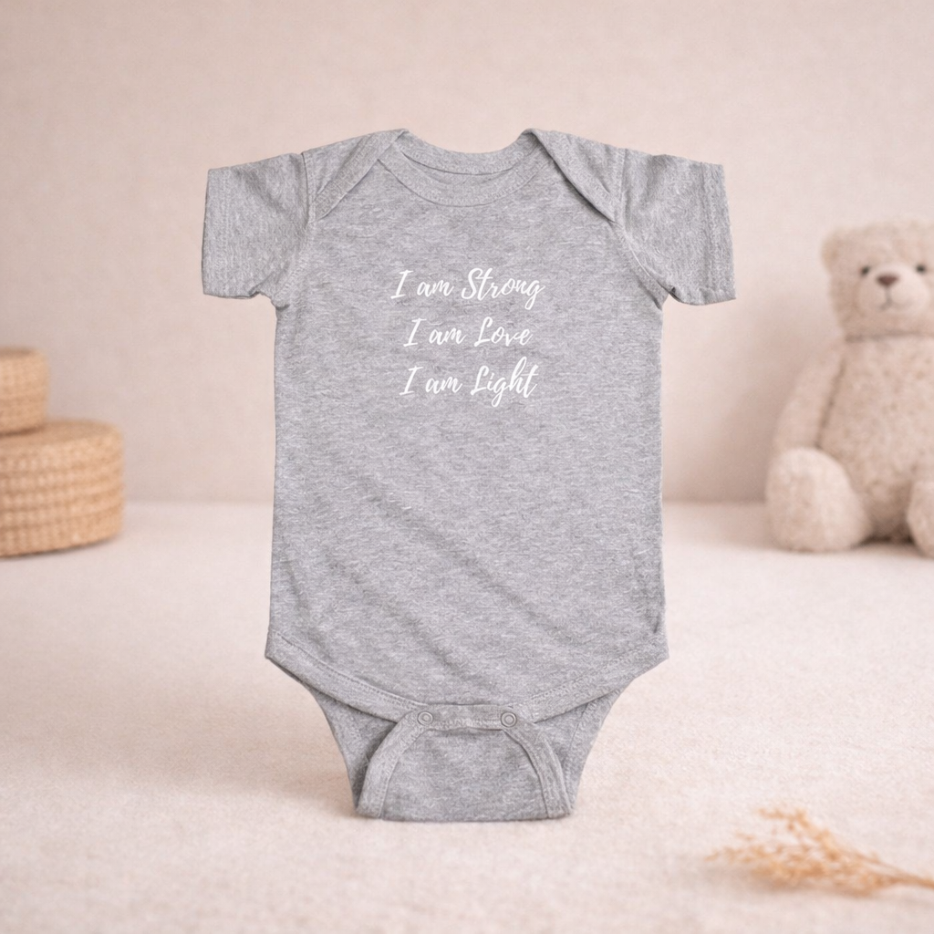 I am Light Infant Fine Jersey Bodysuit