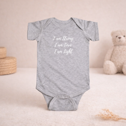 I am Light Infant Fine Jersey Bodysuit