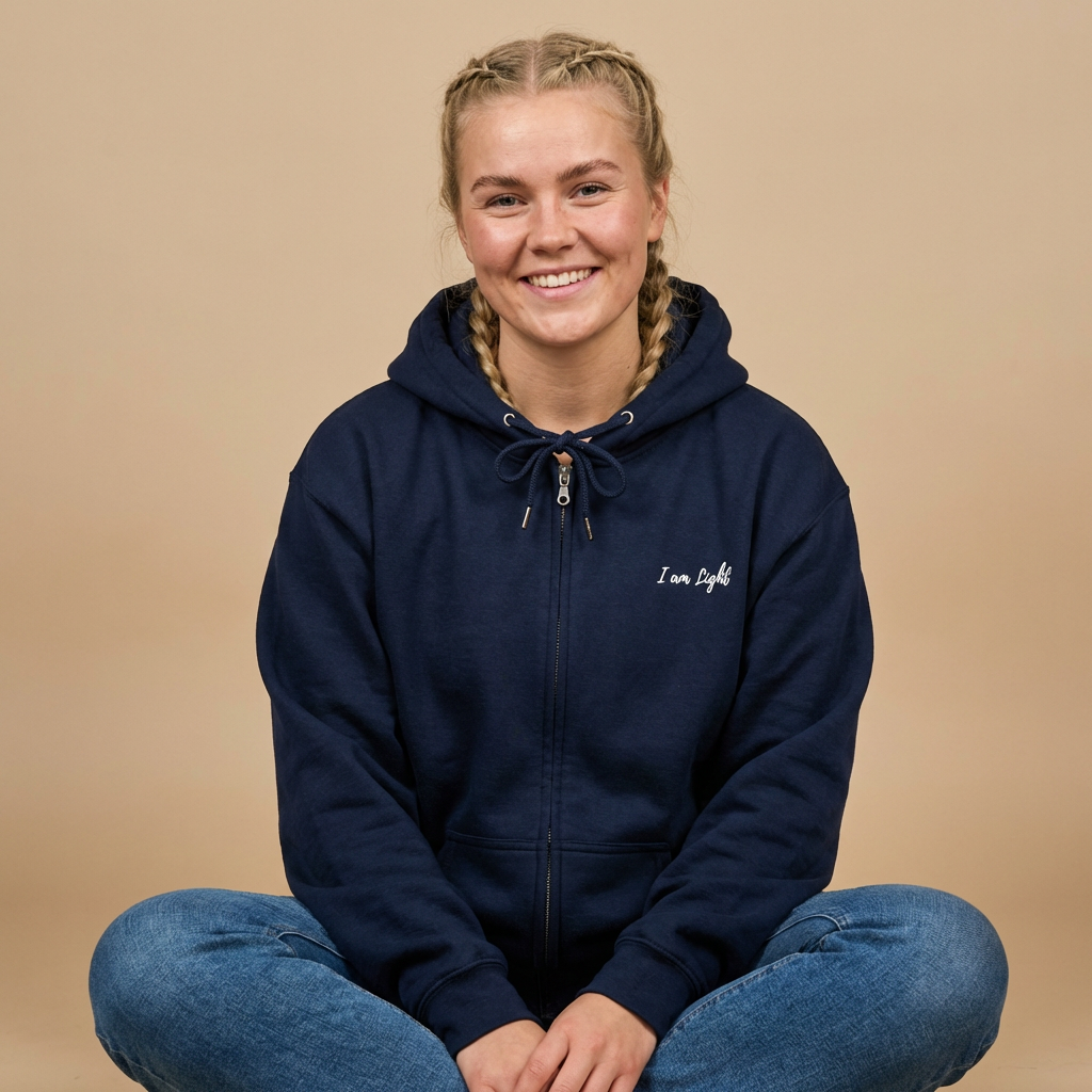I am Light Unisex Heavy Blend™ Full Zip Hooded Sweatshirt