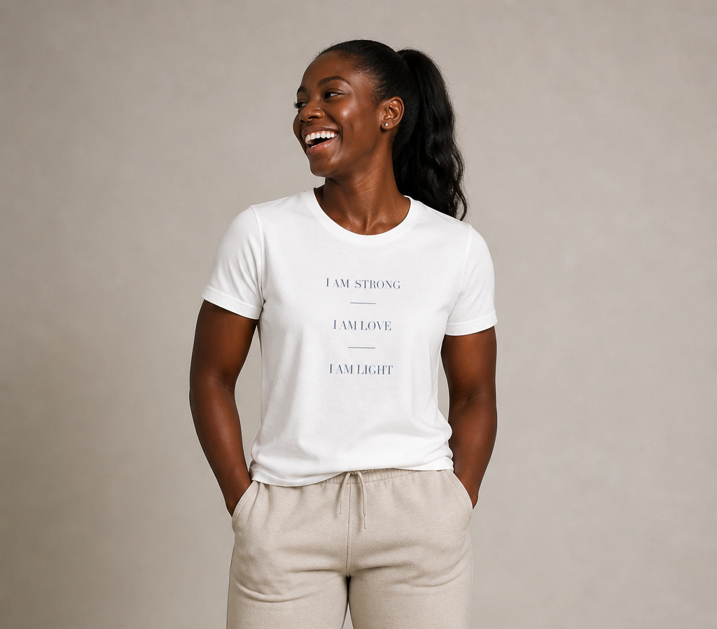 I am Light Crew Neck Short Sleeve Tee