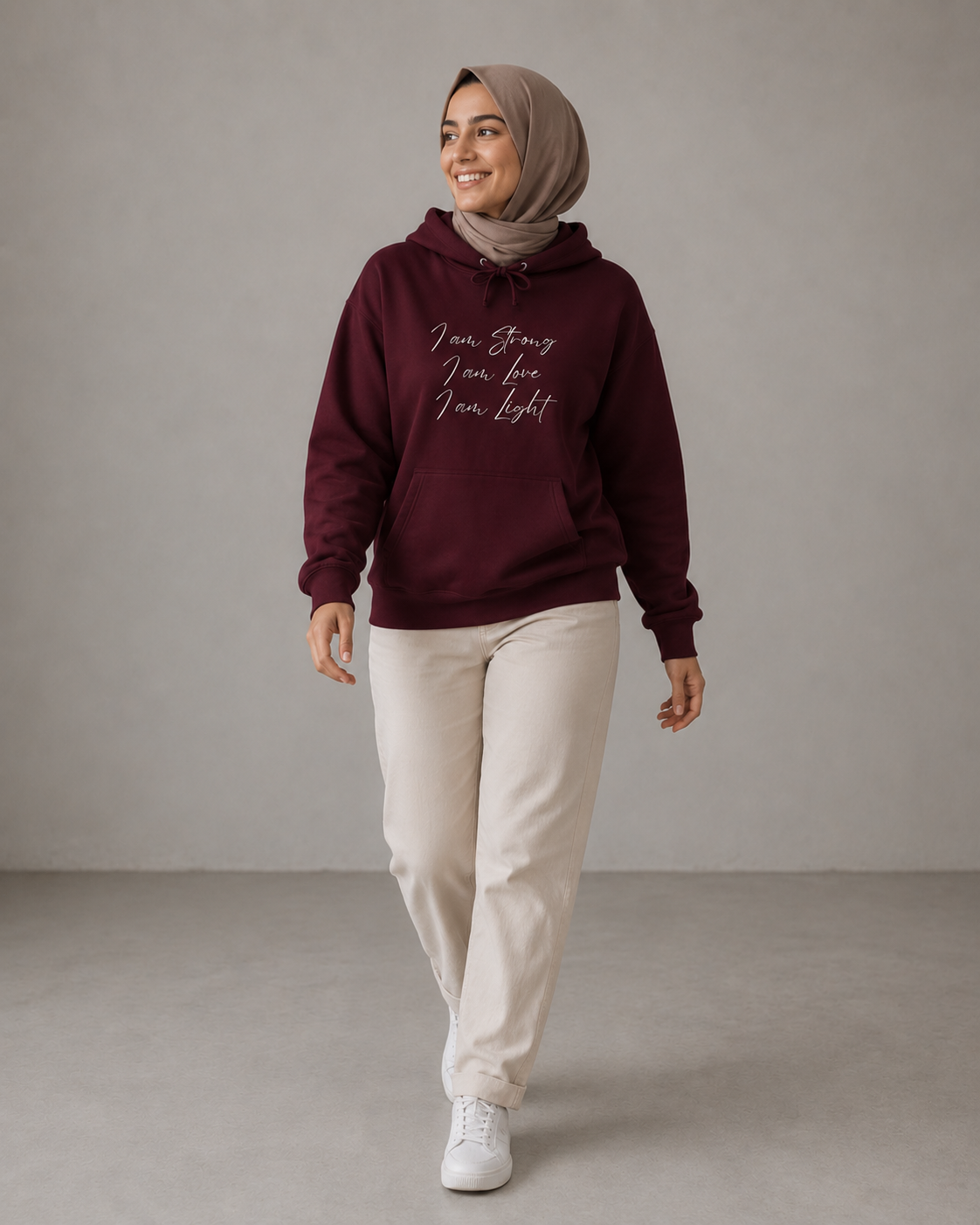 "I Am Strong, I Am Love, I Am Light" Inspirational Pullover
