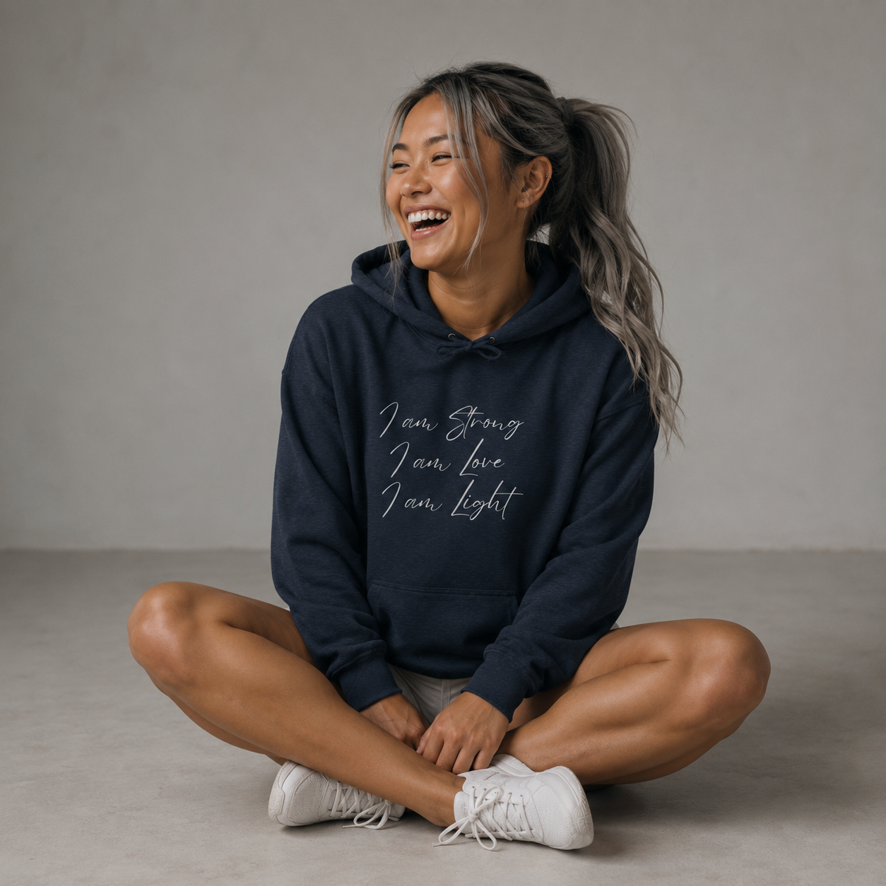 "I Am Strong, I Am Love, I Am Light" Inspirational Pullover