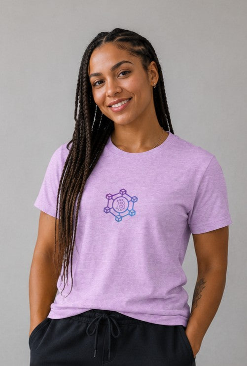 Bitcoin Blockchain Unisex Jersey Short Sleeve Tee