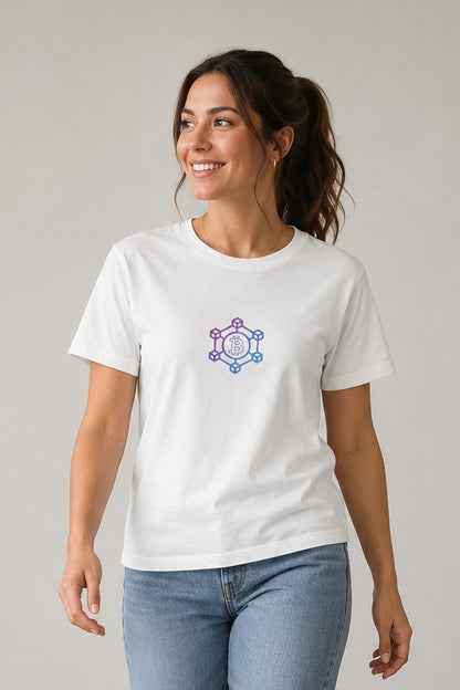 Bitcoin Blockchain Unisex Jersey Short Sleeve Tee