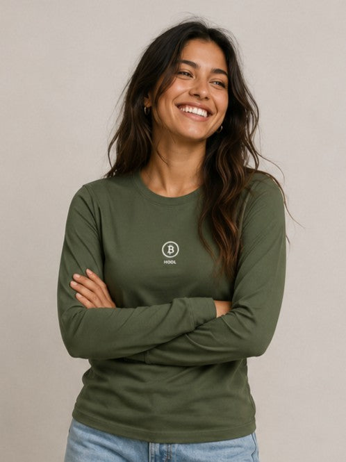 Bitcoin HODL Unisex Jersey Long Sleeve Tee