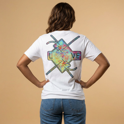 Love Graphic T‑Shirt - Design on Back