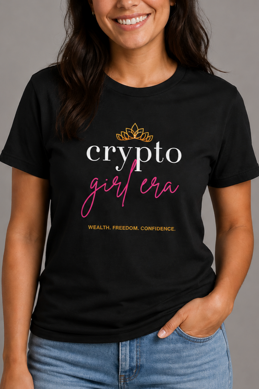 Crypto Girl Era tee | Women's crypto crown