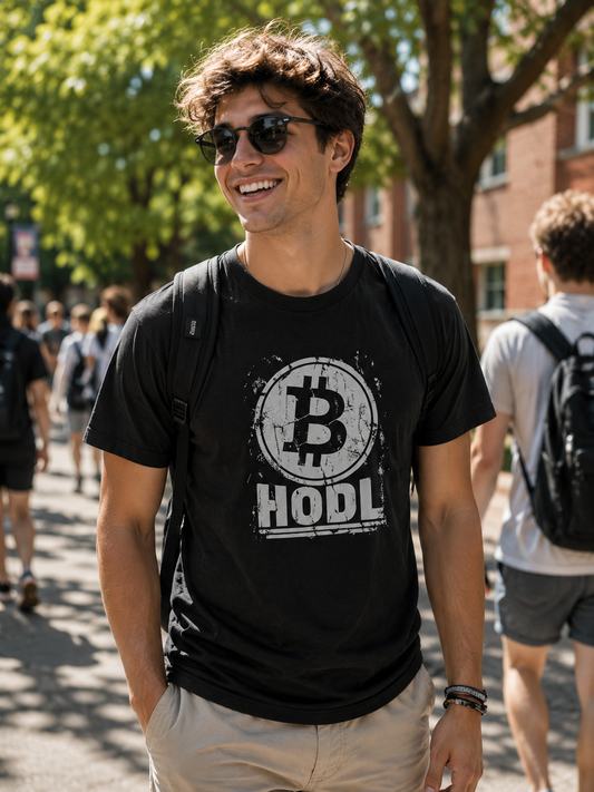 Bitcoin HODL Unisex Jersey Short Sleeve Tee
