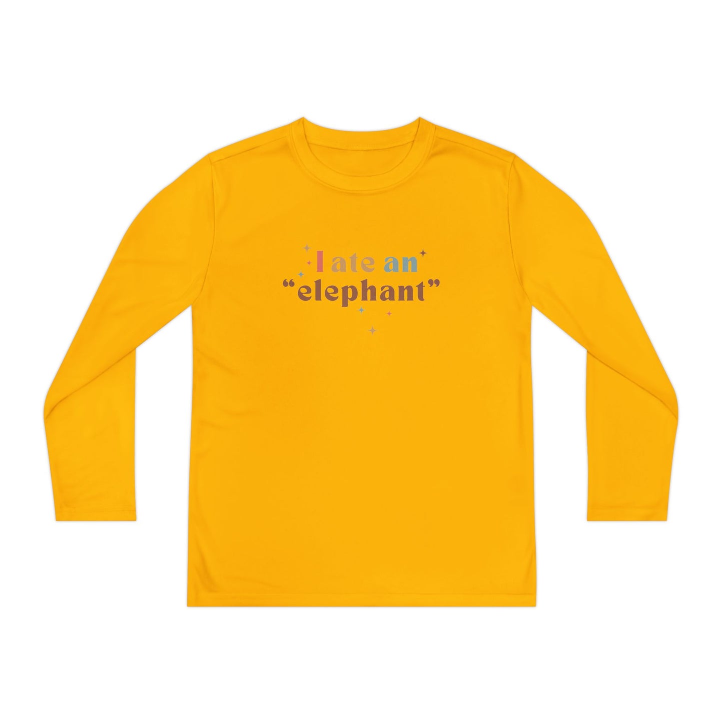 "I Ate an 'Elephant'" Teen Long Sleeve Tee