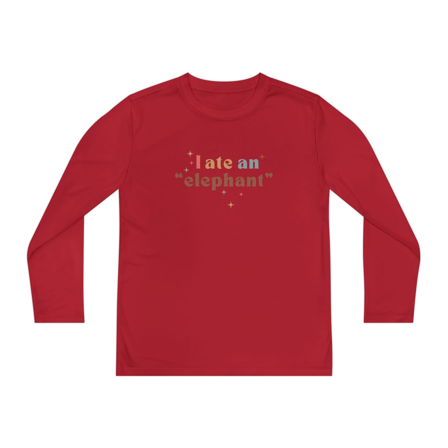 "I Ate an 'Elephant'" Teen Long Sleeve Tee