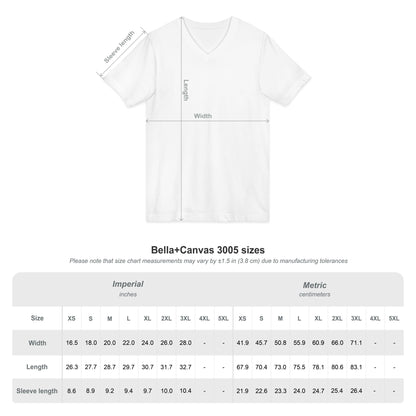 Loved V-Neck Tee - Unisex Short Sleeve Shirt