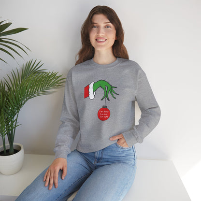 Grinch Hand Ornament Sweatshirt