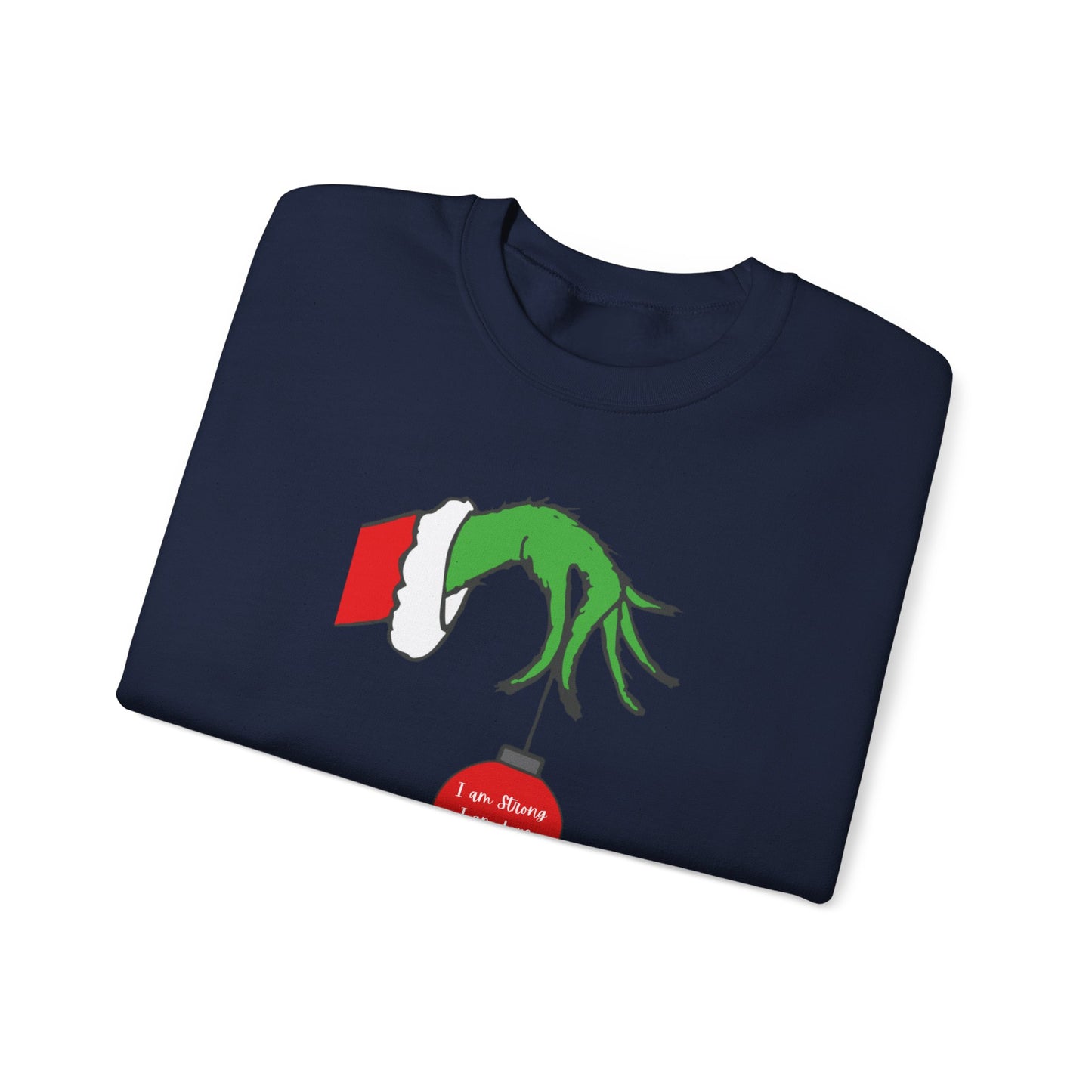 Grinch Hand Ornament Sweatshirt